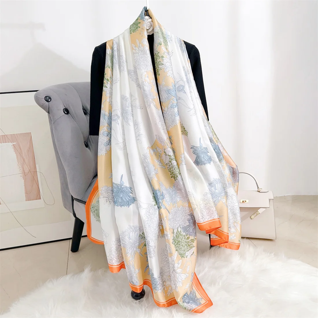 Smooth Silk Hijab for Special Occasions or Daily Wea