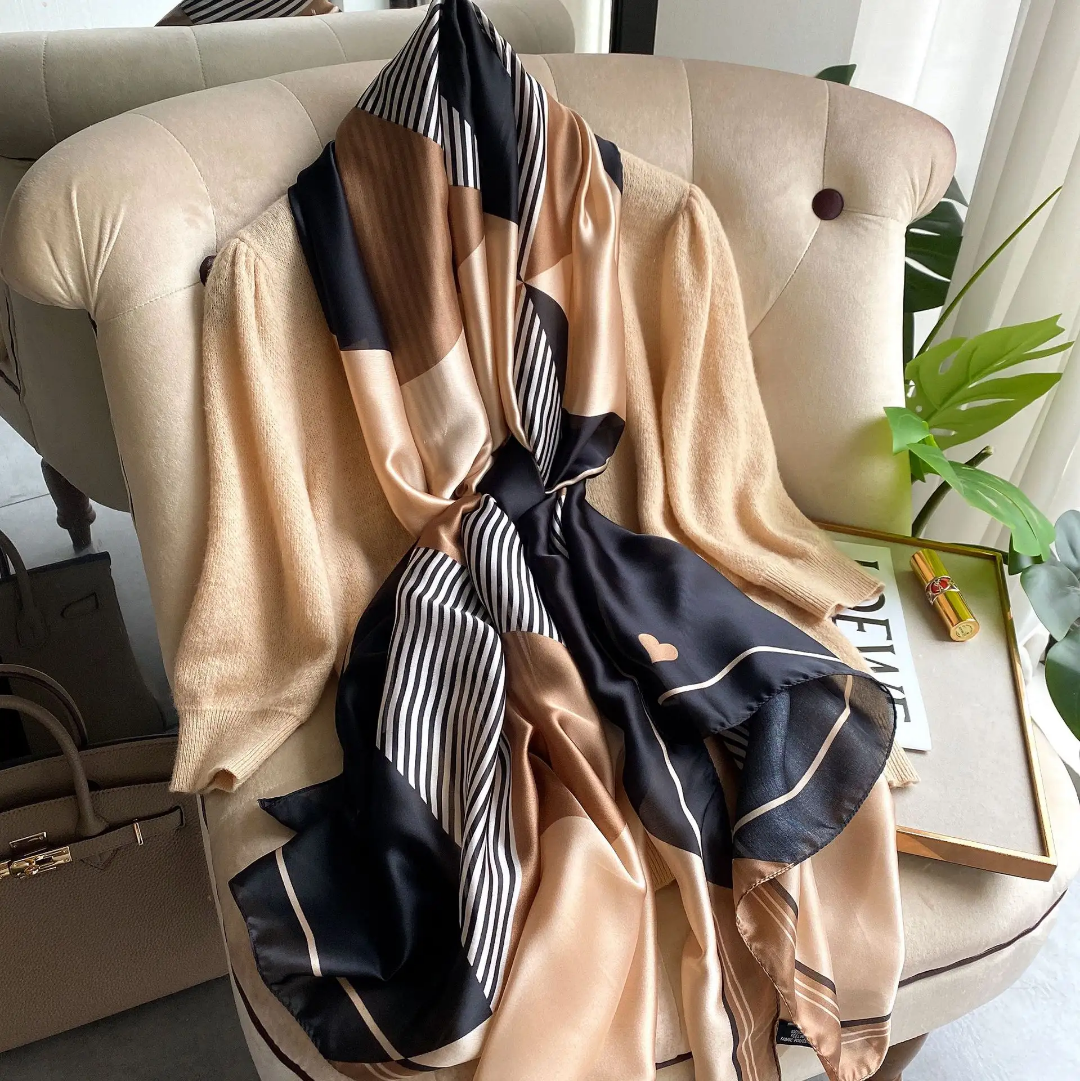 Smooth Silk Hijab for Special Occasions or Daily Wea