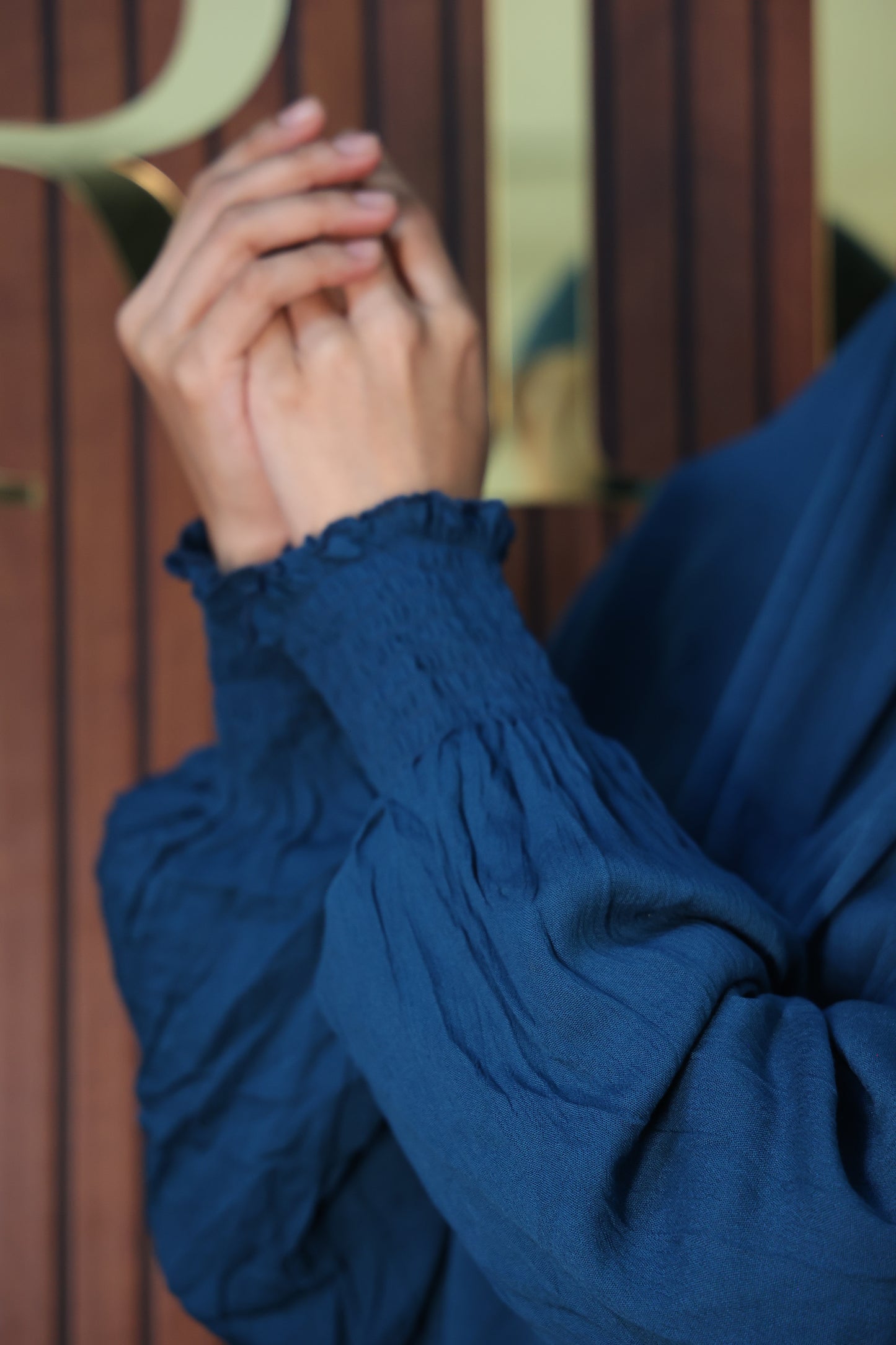 Peacock Prayer Makhana Hijab for Salah