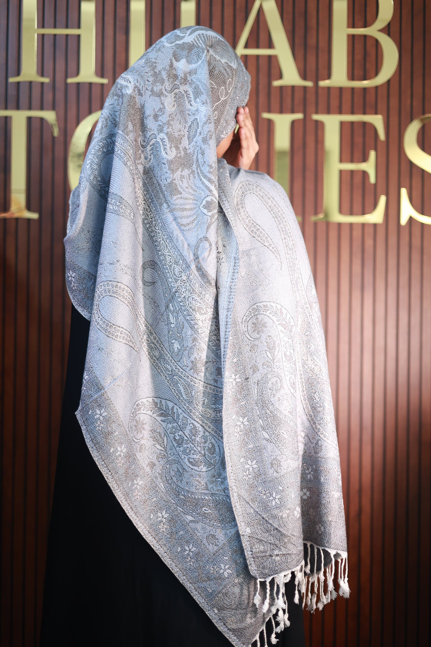 000061 Premium Woven Pashmina Shawl Wrap Scarf