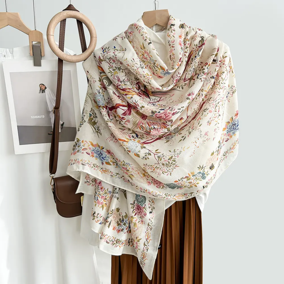 Dream Nightingale Printed Viscose Scarf