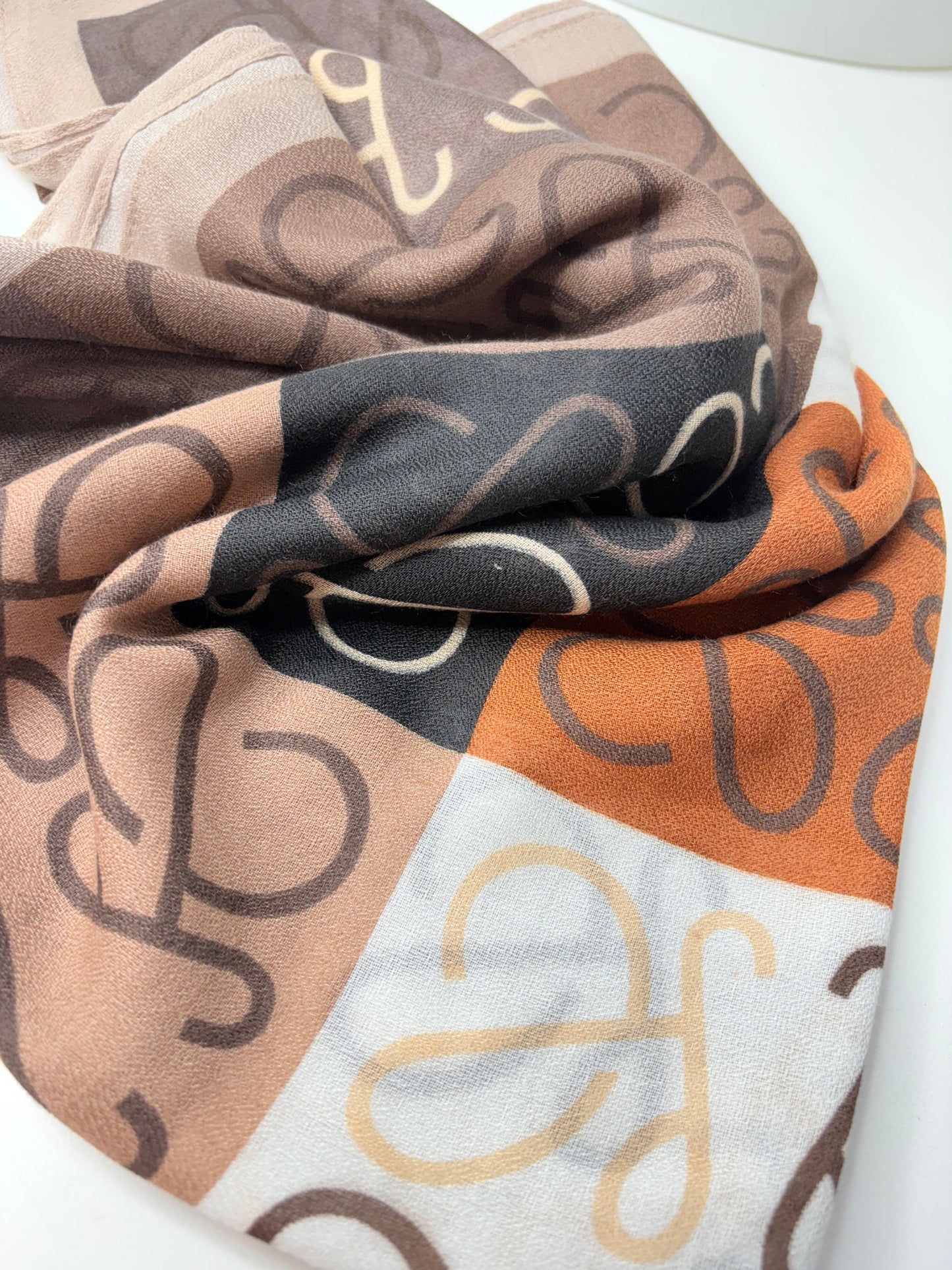 Luxe Haze Printed Viscose Scarf