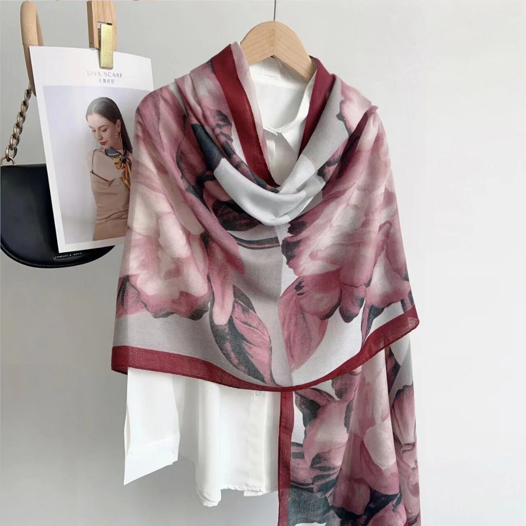 Everyday Viscose Scarf for Modest Fashion – Charcoal Grey Finish