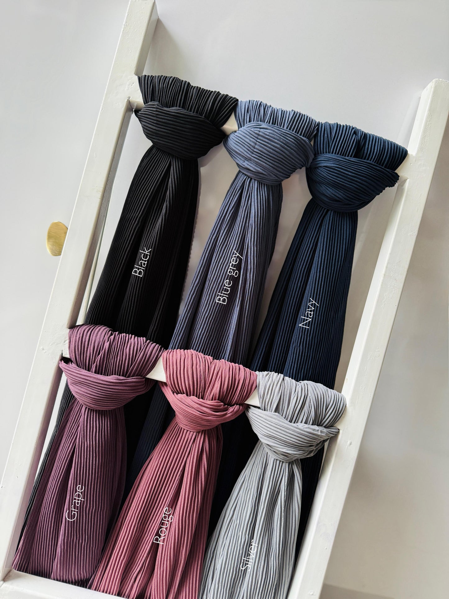 Zera Ribbed Chiffon Hijabs