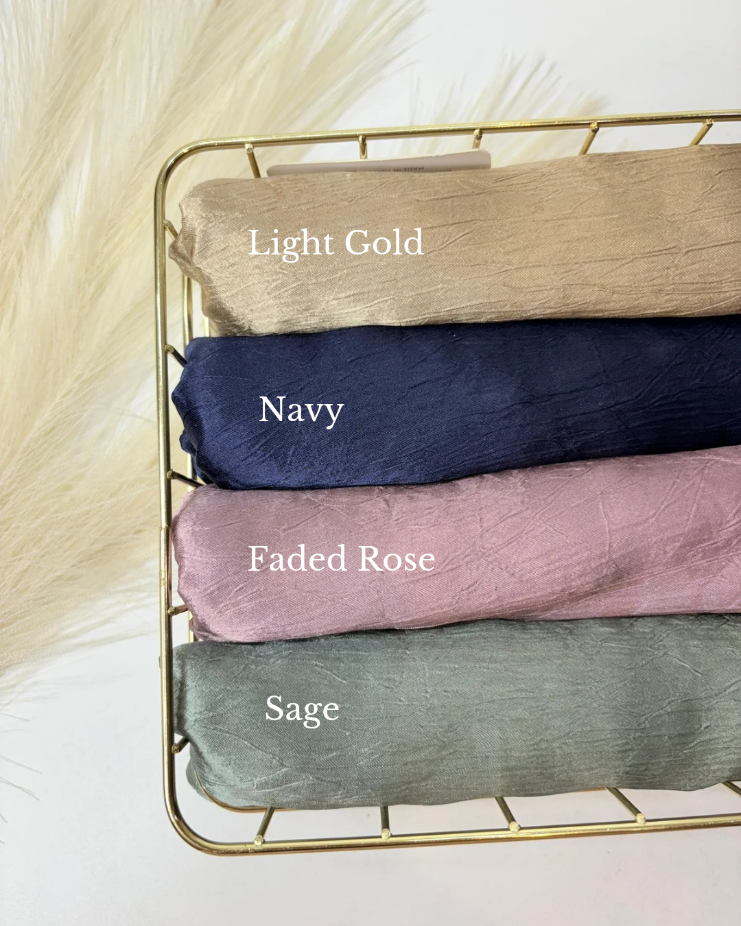 Marble Crush Satin Hijabs Summer Edition 25