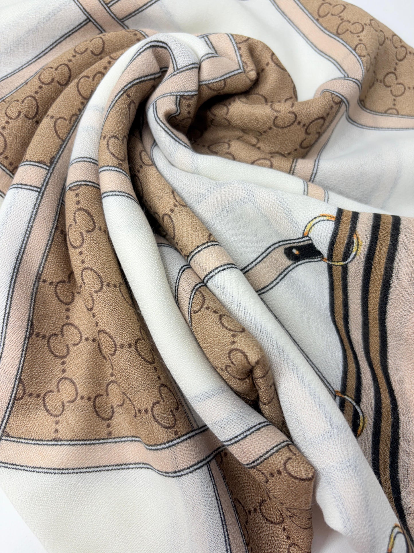 Soft Glow Printed Viscose Scarf