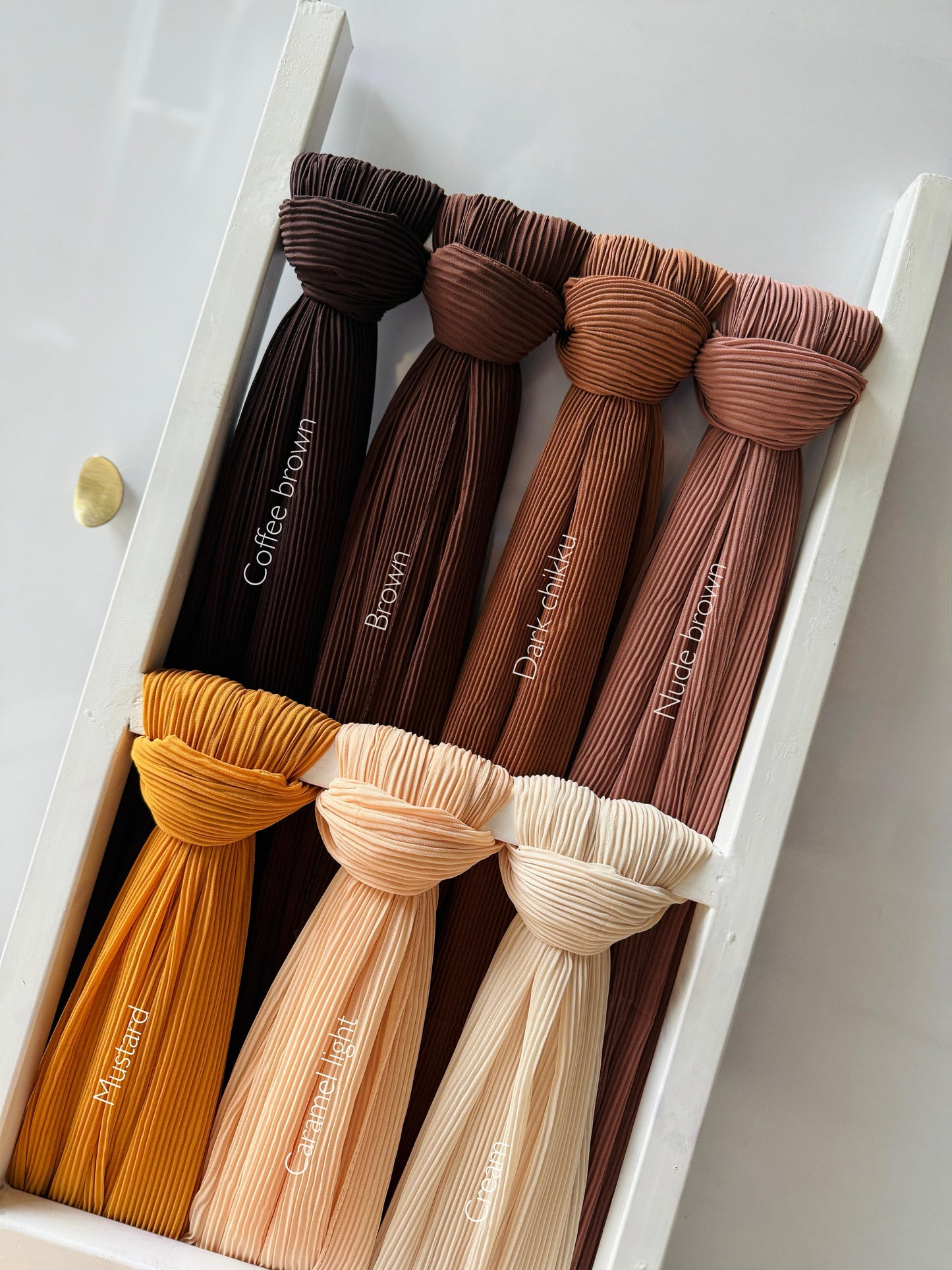 Zera Ribbed Chiffon Hijabs