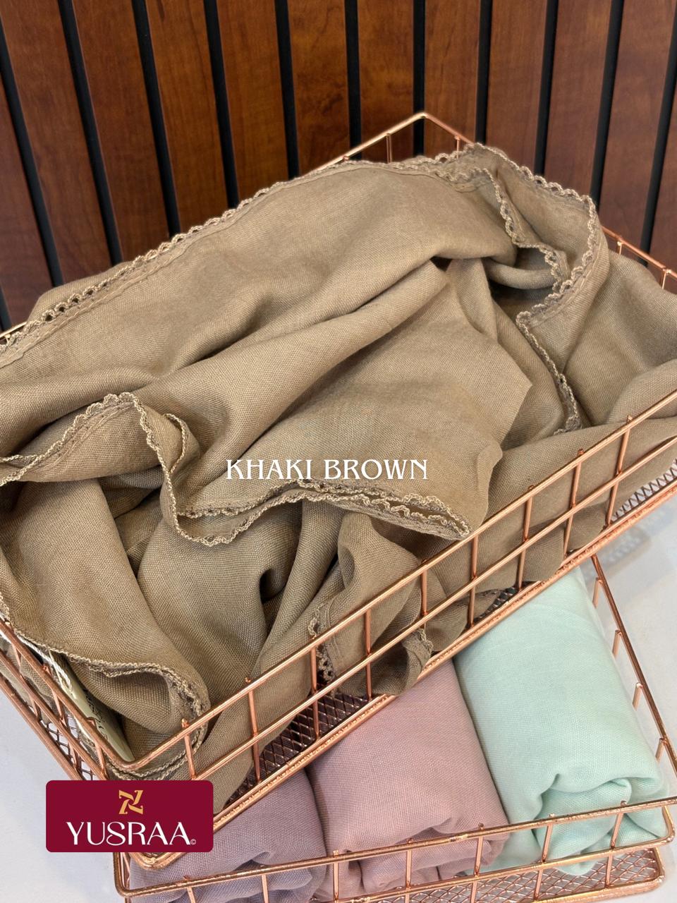 Yusraa Turkish Cotton Crochet Hijabs