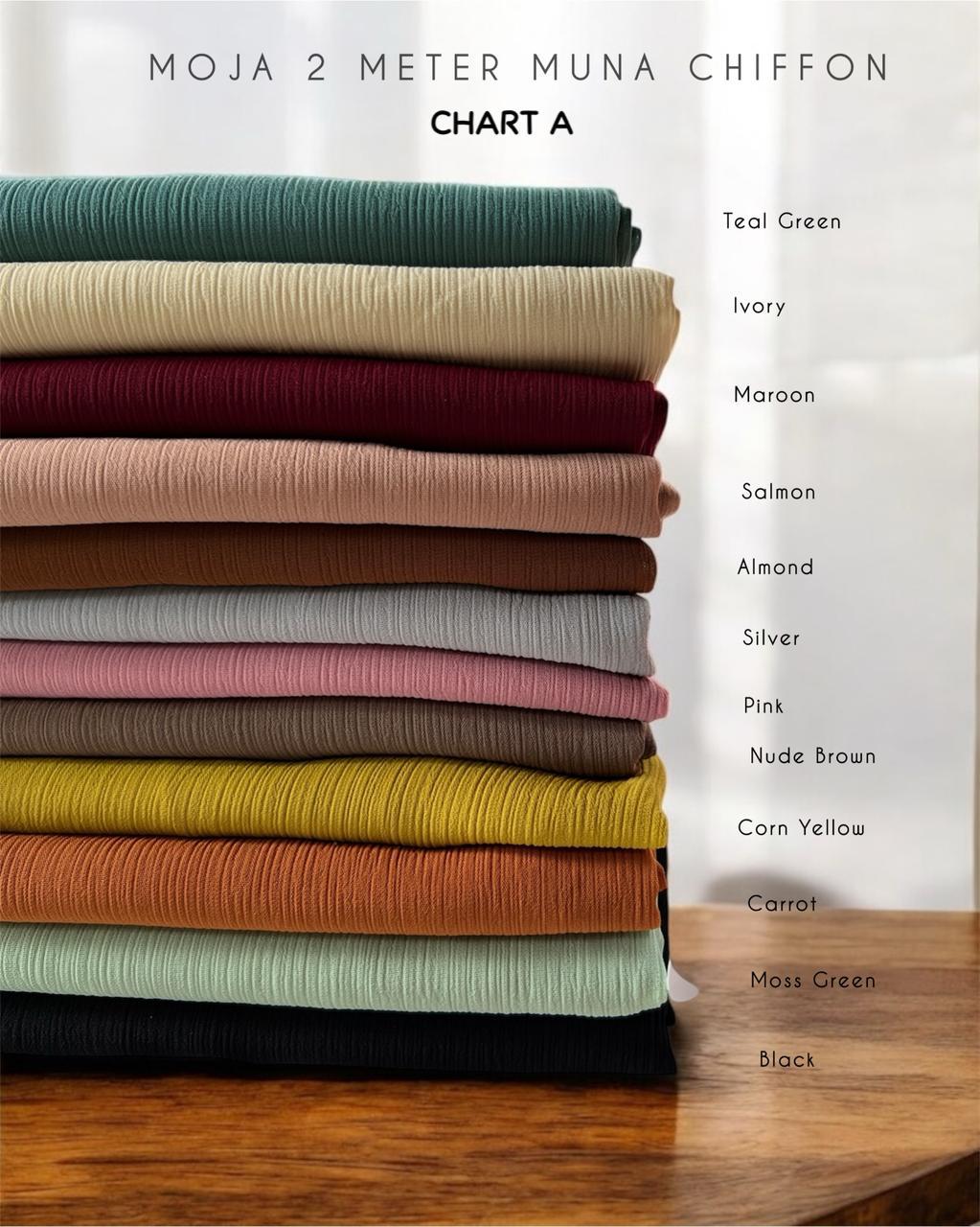 MOJA Muna Chiffon Hijabs