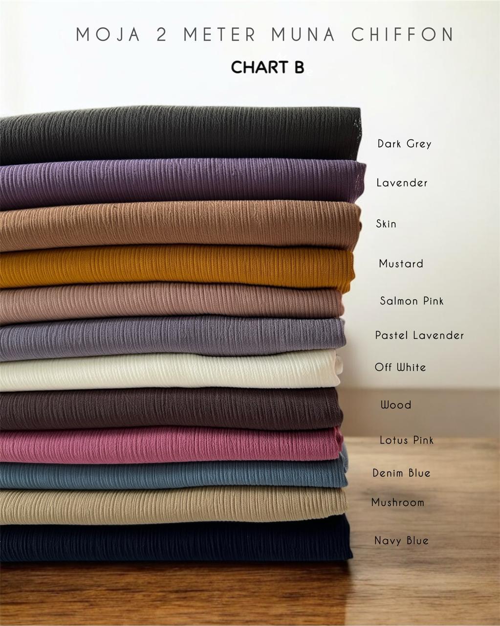 MOJA Muna Chiffon Hijabs
