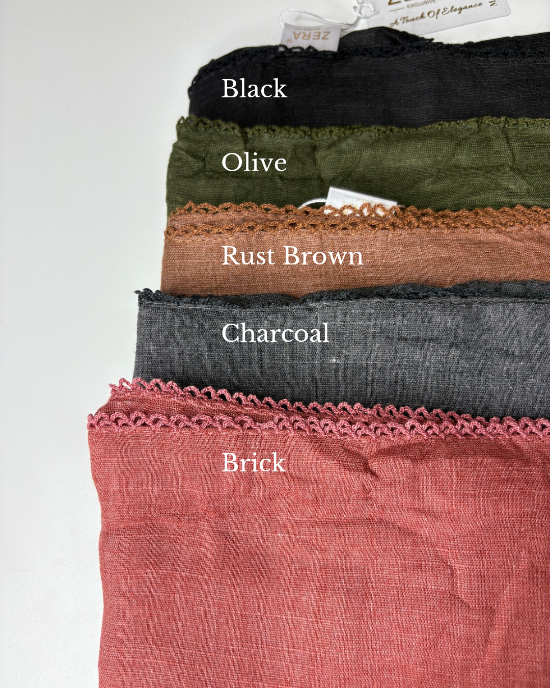 Zera Cotton Crochet Hijabs