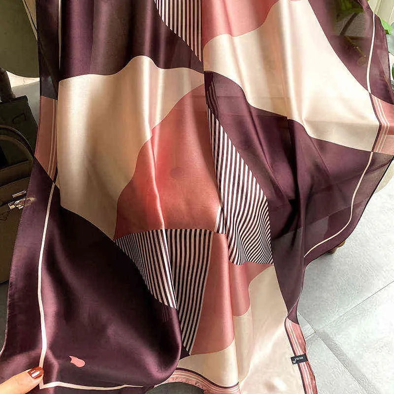 Pink Cozy Printed Silk Scarf