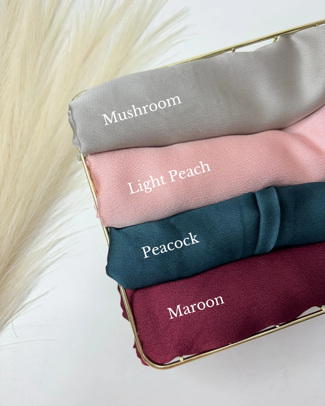 Crochet Bubble Satin Hijabs