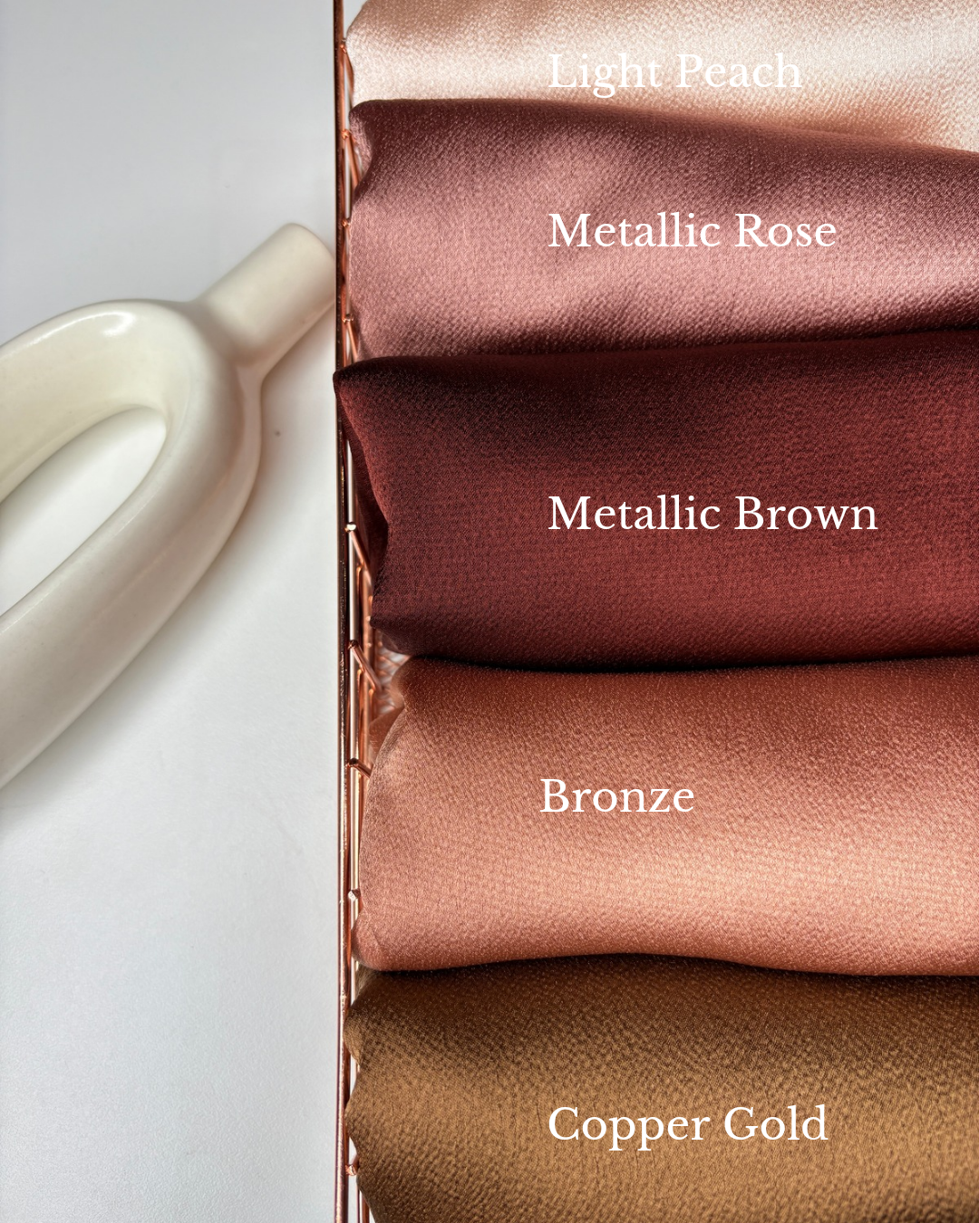 Zera Bubble Satin Hijabs