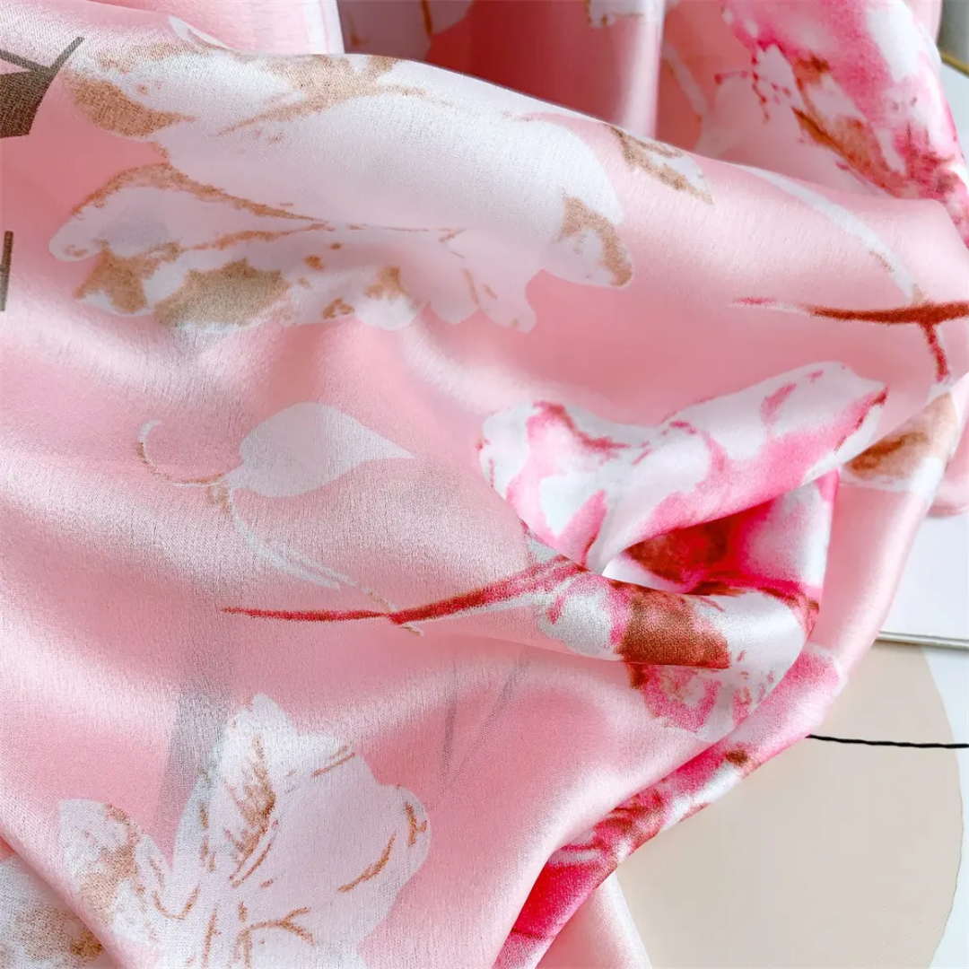 VAL Printed Silk Scarf