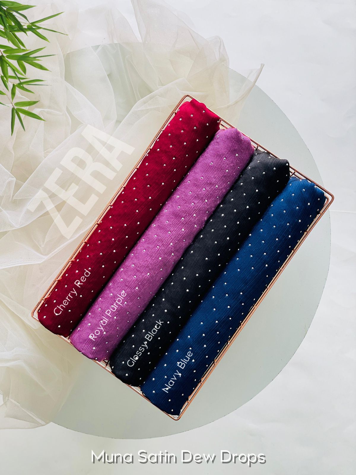 Muna Satin Dew Drop Hijab