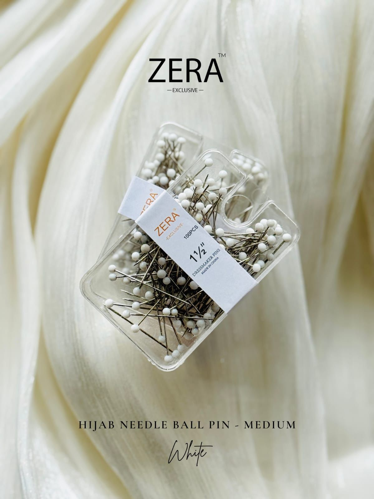Zera Hijab Needle Ball Pin (Medium)