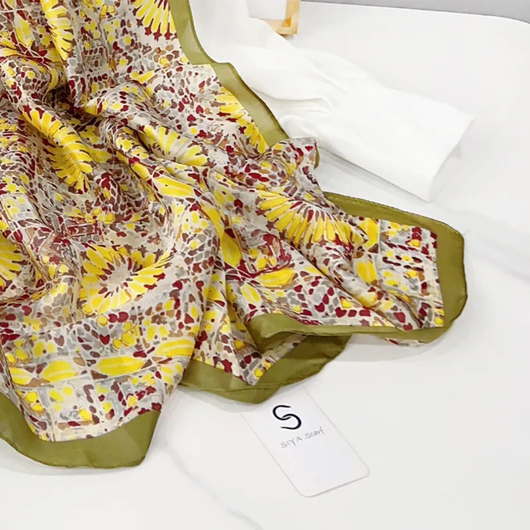 Paisley Charm Printed Silk Scarf