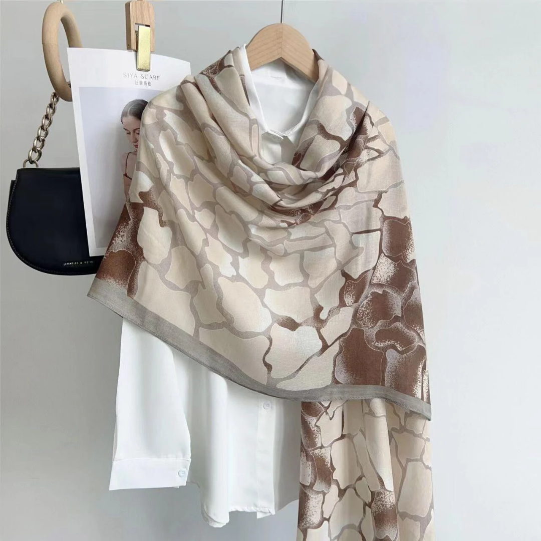 Everyday Viscose Scarf for Modest Fashion – Charcoal Grey Finish