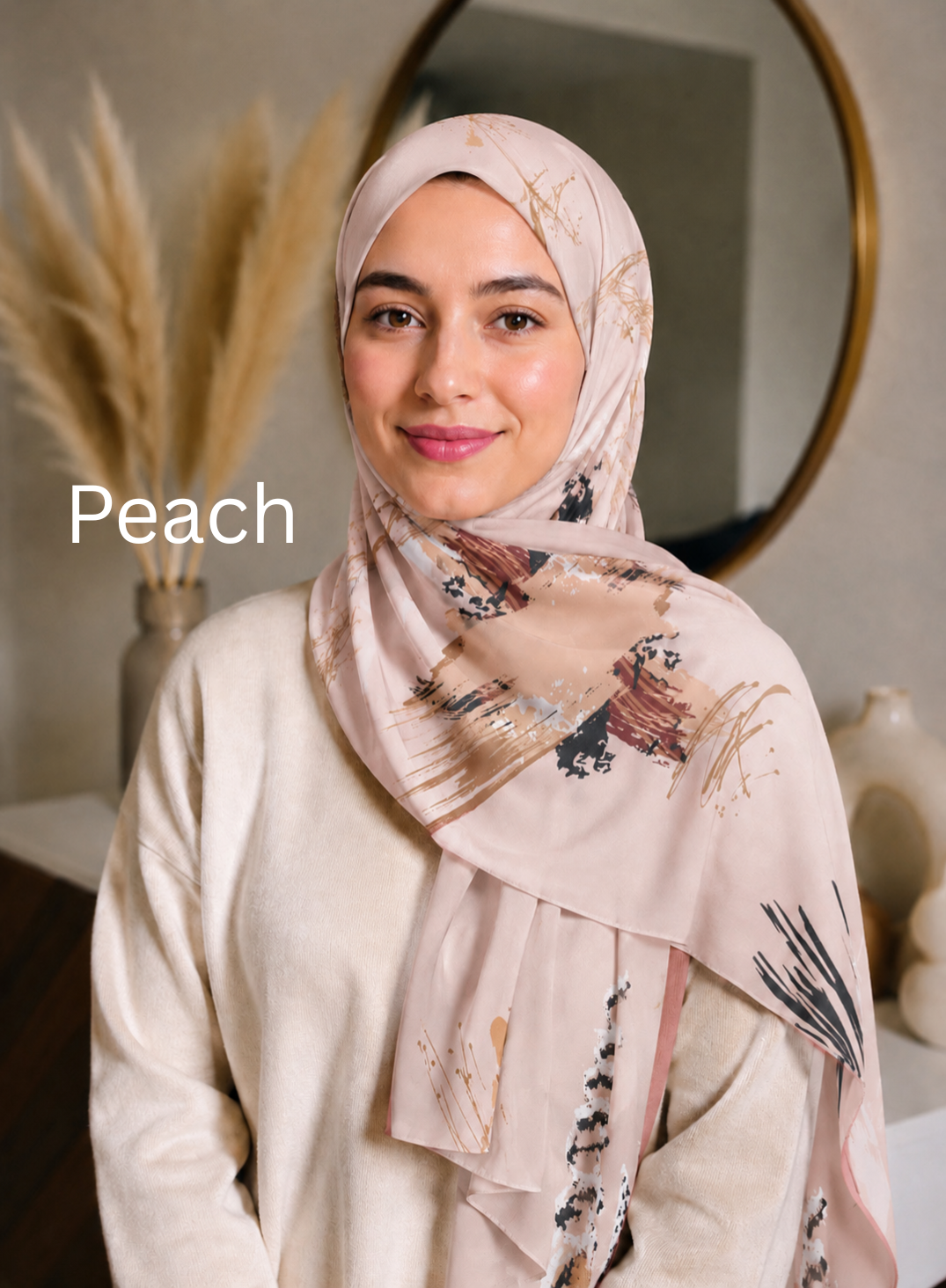 Artists Wave Print Imported Hijabs 2M