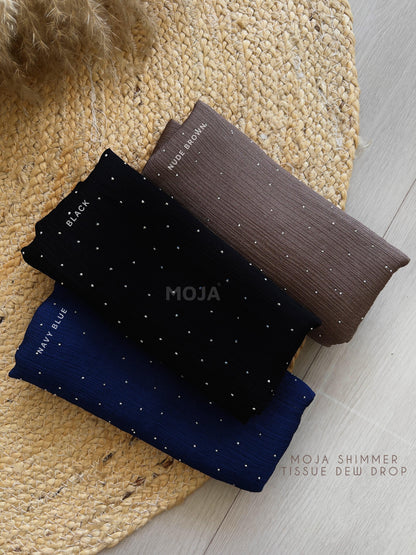 MOJA Shimmer Tissue Dew Drop Hijabs