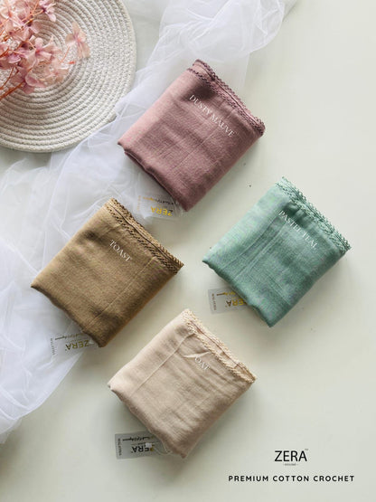 Zera Premium Cotton Crochet Hijabs