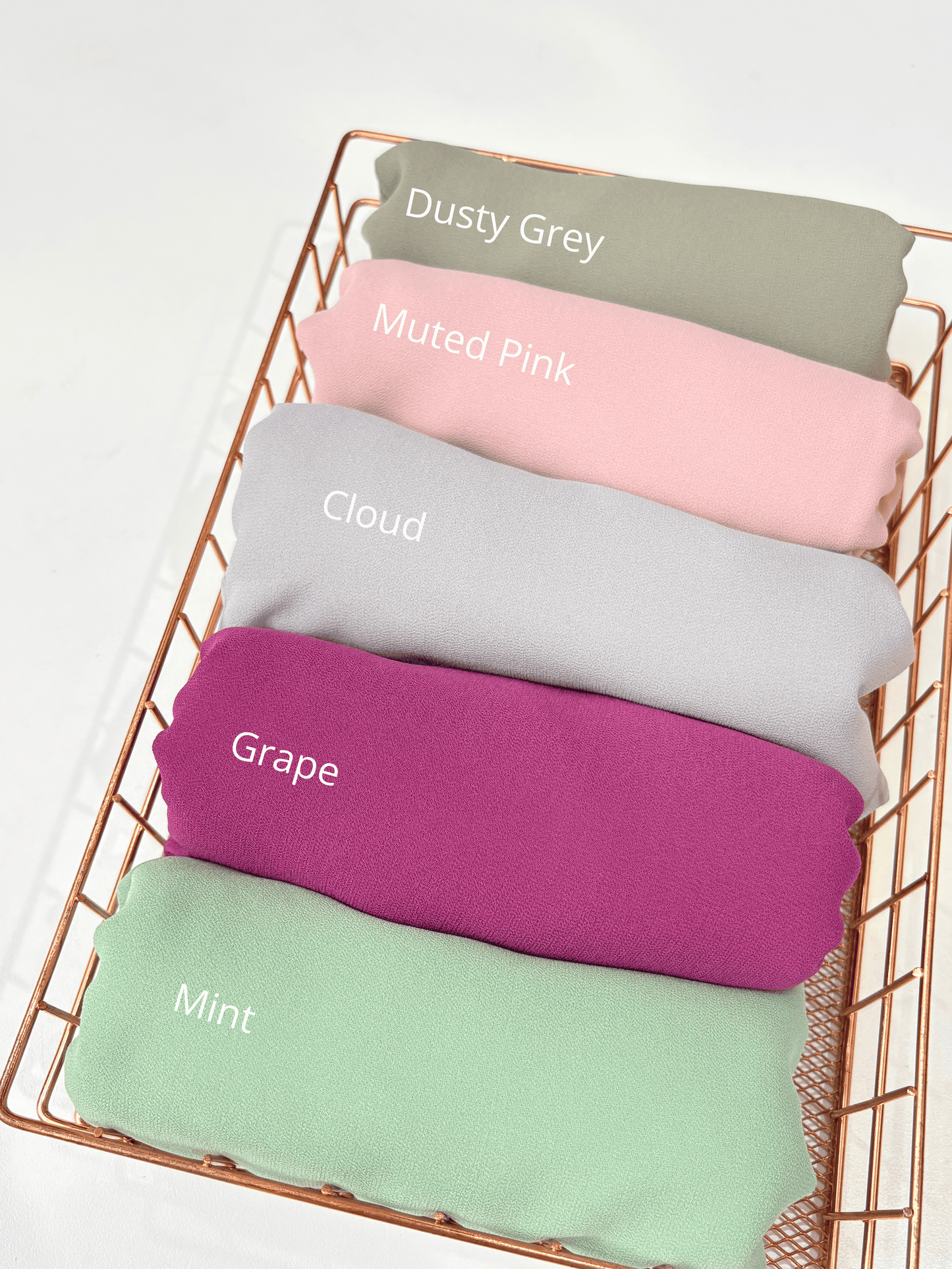 Yusraa Chiffon Attached Tube Cap Hijabs