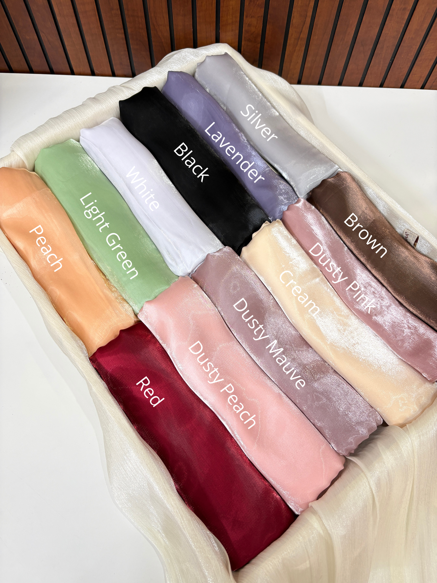 Yusraa Organza Hijabs Monsoon 26'