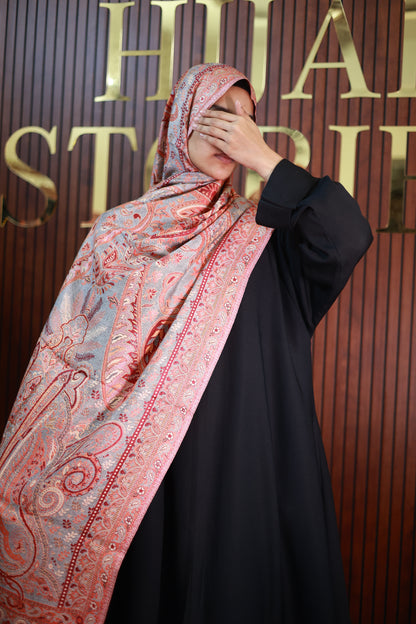 035 Premium Woven Pashmina Shawl Wrap Scarf