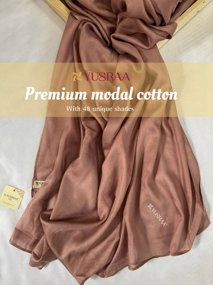 Yusraa Extra Soft Modal Cotton Hijabs Summer Edition 26’