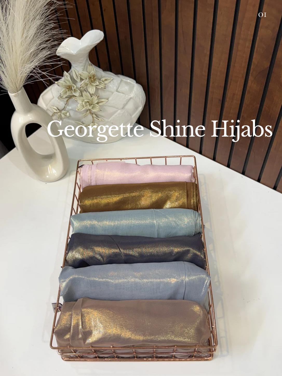 Georgette Shine Hijabs Summer Edition 26’