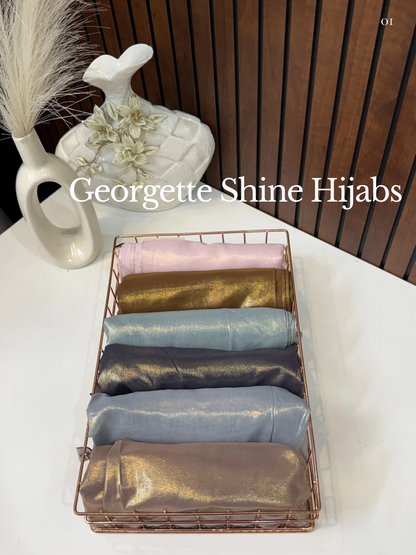 Georgette Shine Hijabs Summer Edition 26’