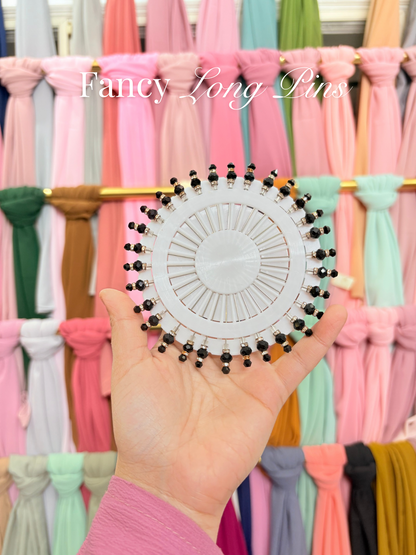 Fancy Hijab Long Pins