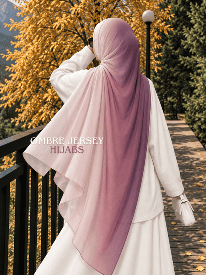Ombre Jersey Hijabs