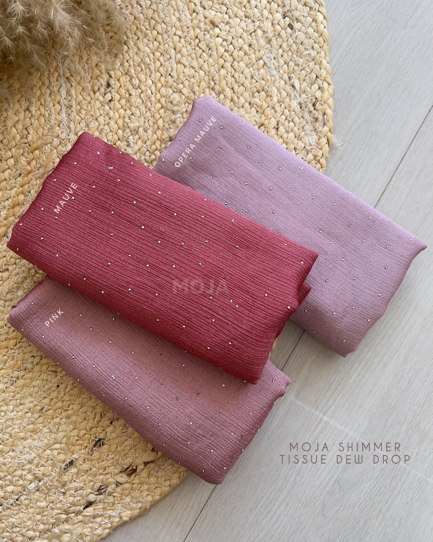 MOJA Shimmer Tissue Dew Drop Hijabs