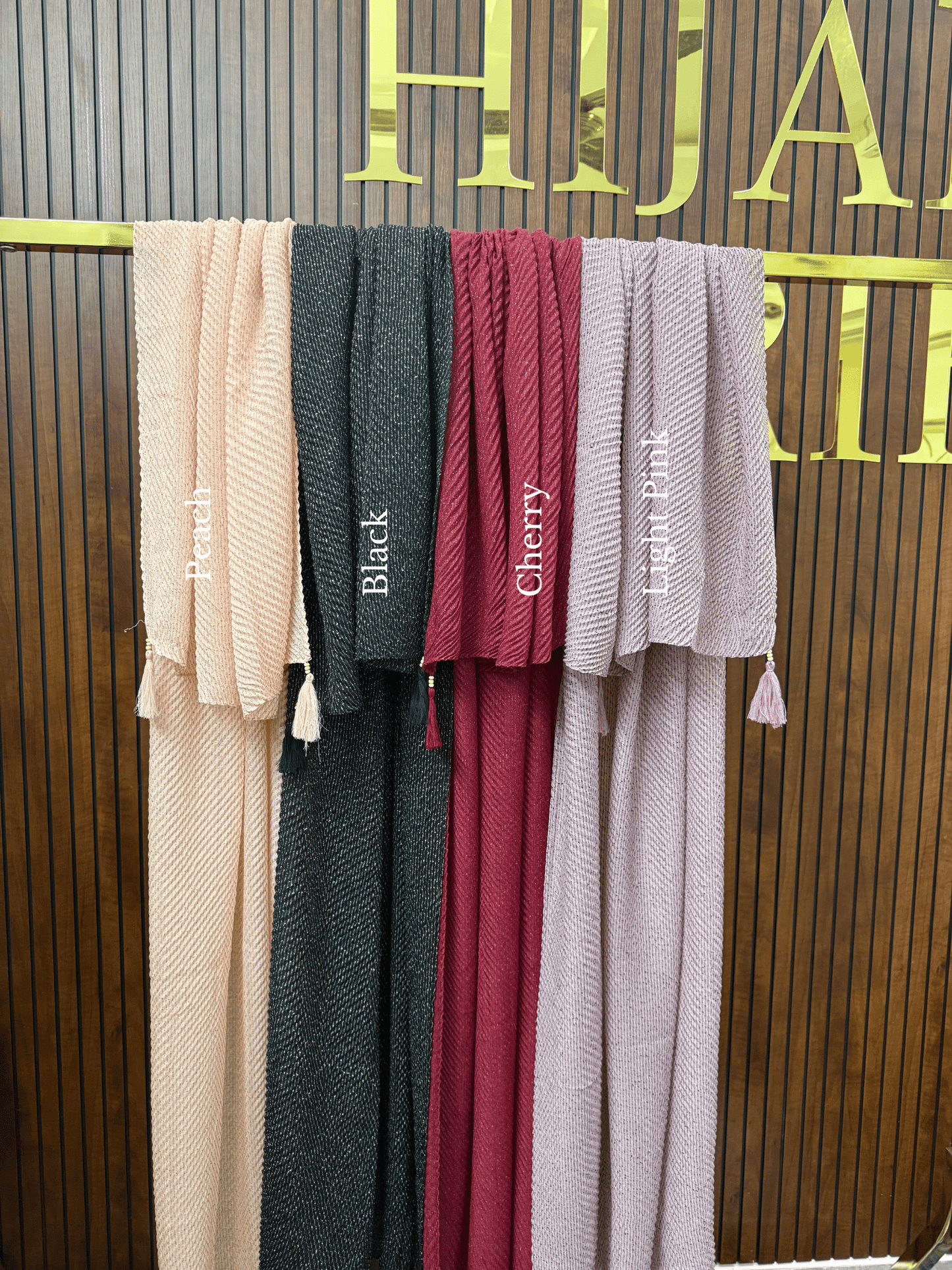 Cotton Pleated Textured Hijabs