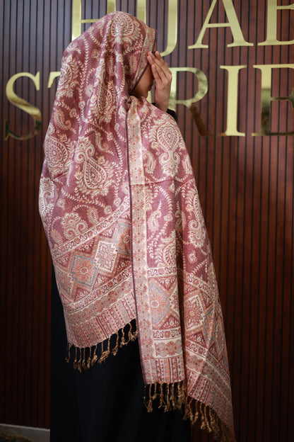 001 Premium Woven Pashmina Shawl Wrap Scarf