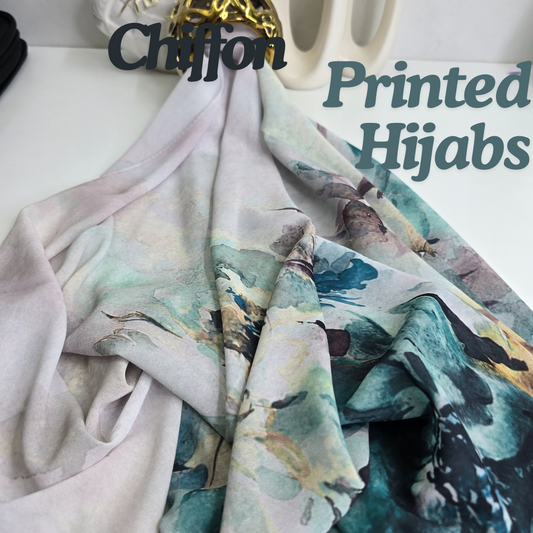 Zera Chiffon Printed Hijabs