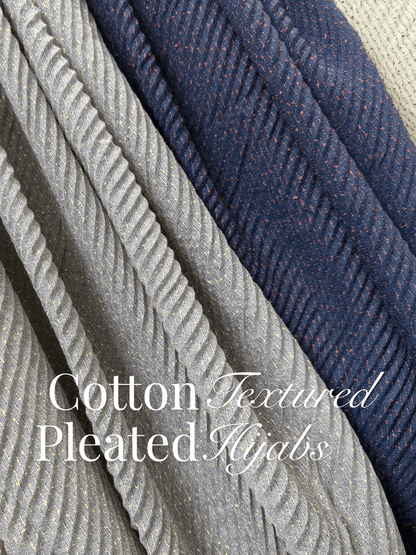 Cotton Pleated Textured Hijabs