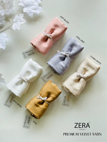 ZERA Premium Velvet Satin Hijabs