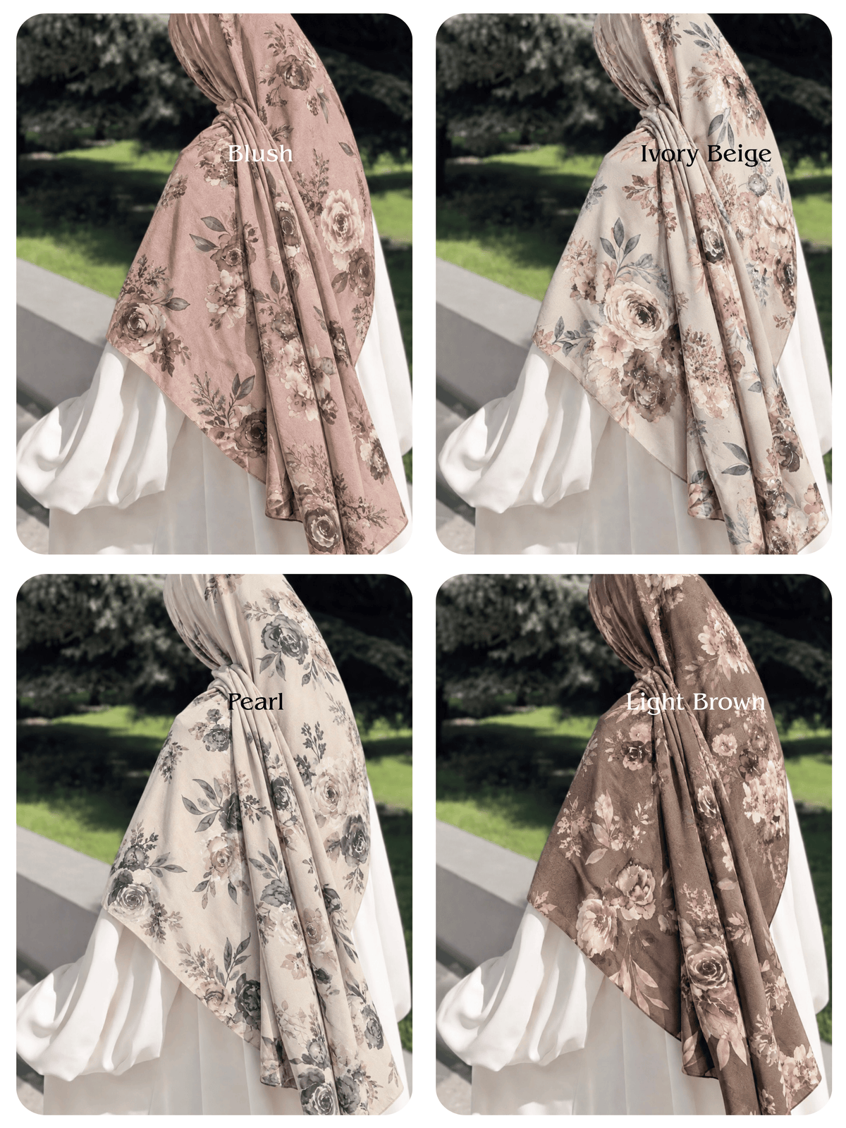 Floral Cotton Printed Hijabs