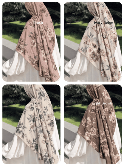 Floral Cotton Printed Hijabs