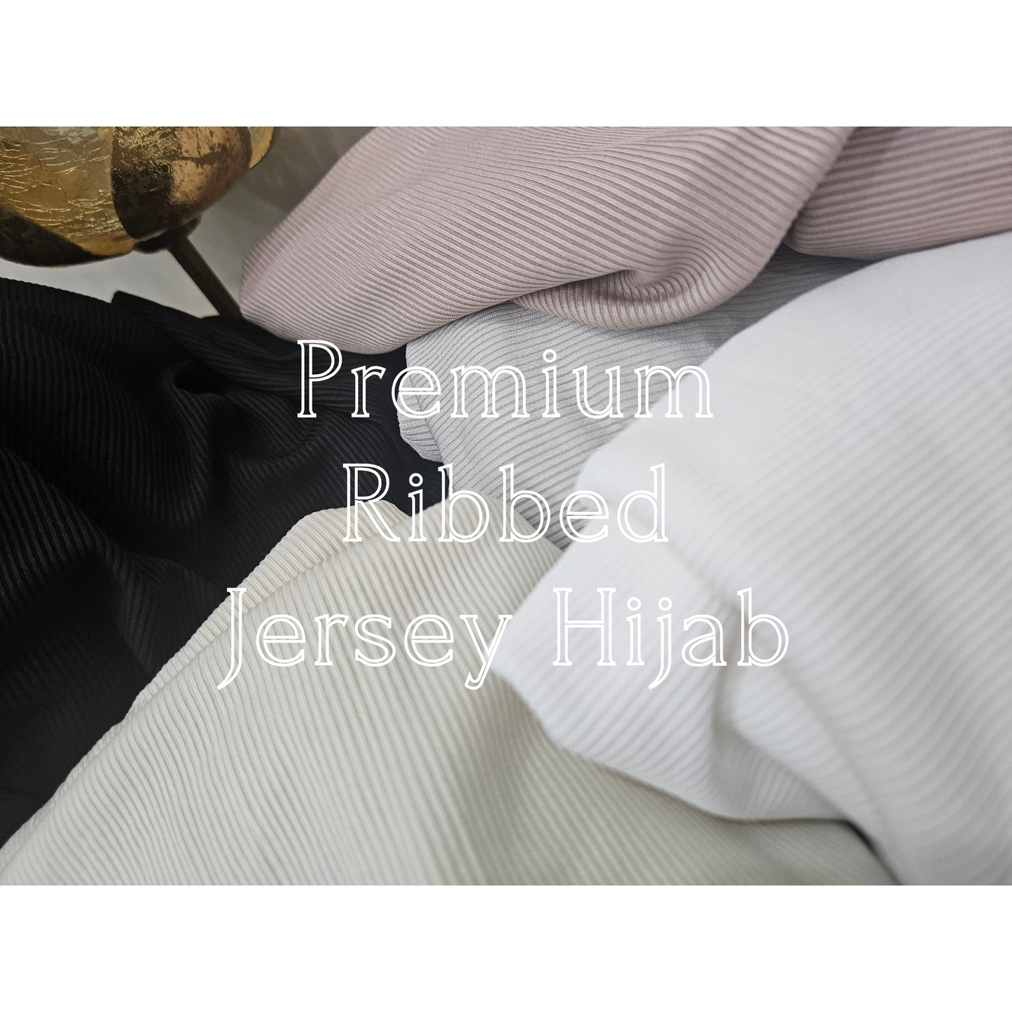 Ribbed Jersey Hijabs