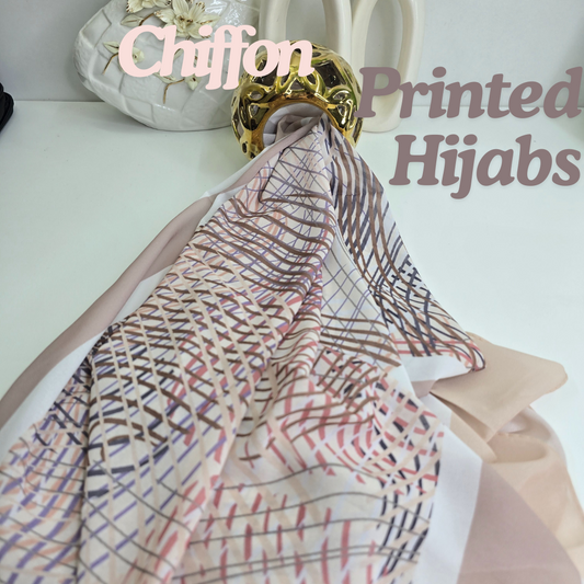 Zera Chiffon Printed Hijabs 1