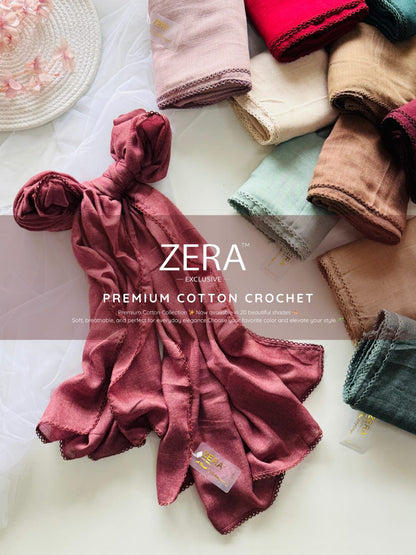 Zera Premium Cotton Crochet Hijabs