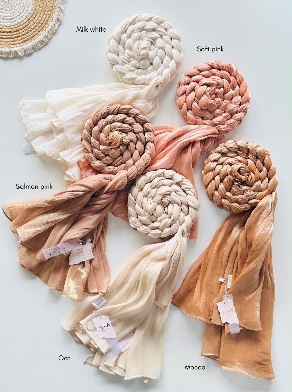 Zera Premium Glimmer Organza Hijabs
