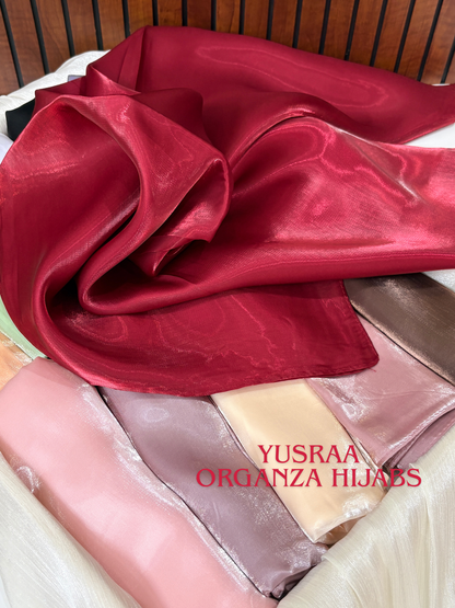 Yusraa Organza Hijabs Monsoon 26'