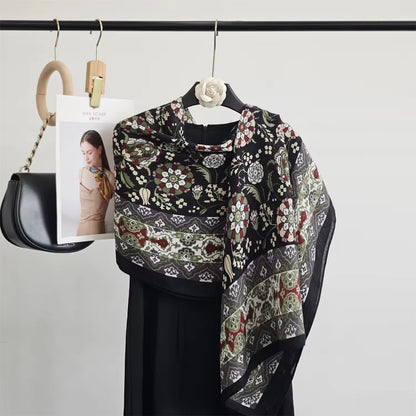 Roblox Flower Printed Viscose Scarf