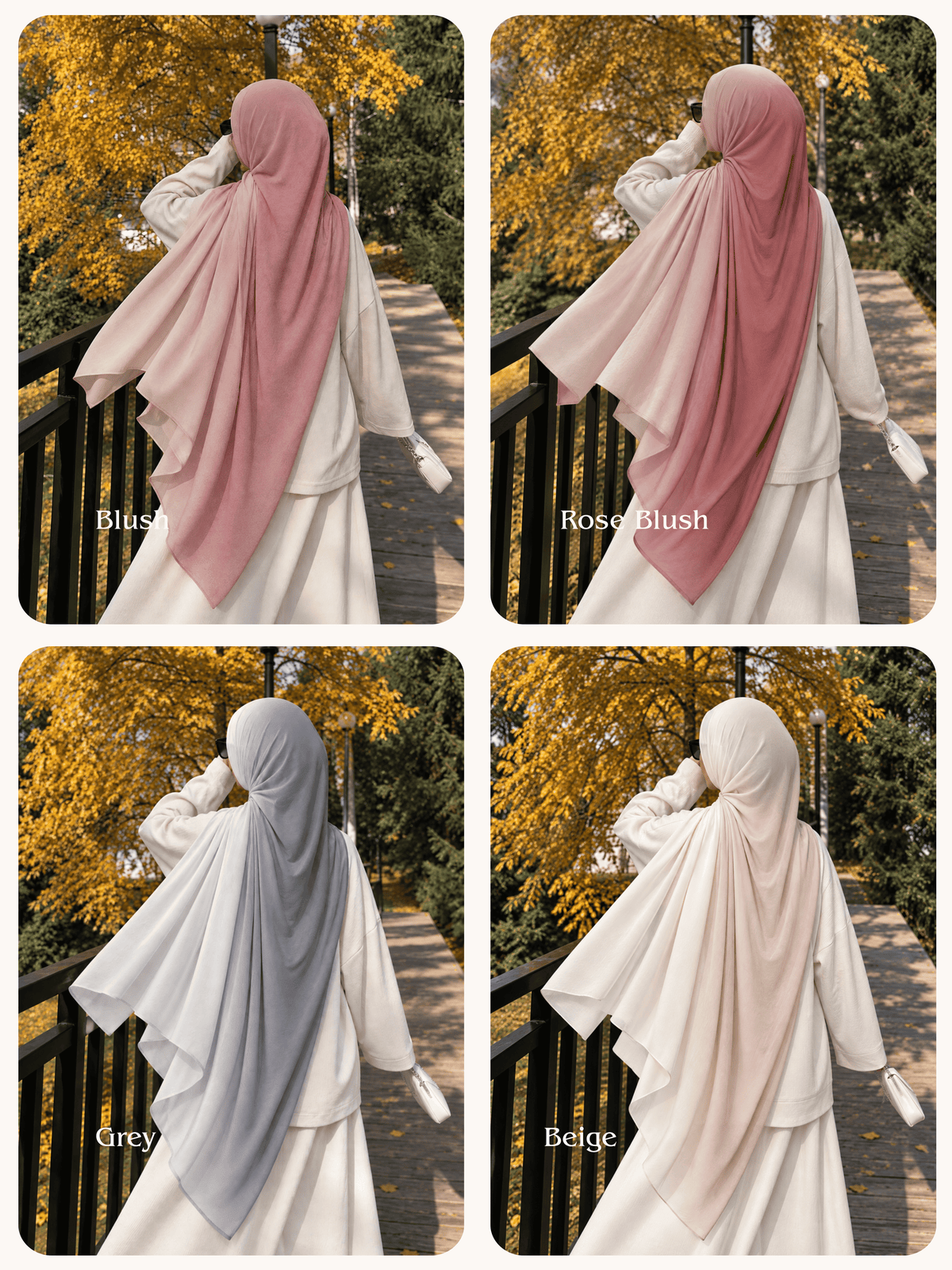 Ombre Jersey Hijabs