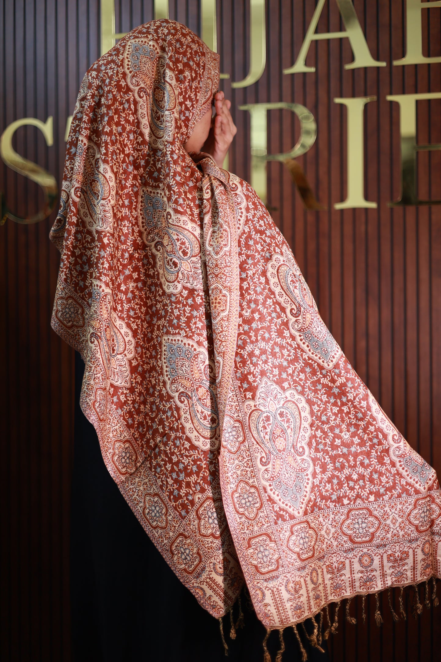 009 Premium Woven Pashmina Shawl Wrap Scarf